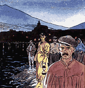 Els corrents van portar el "Llanishen" a prop de la costa de Cadaqus...